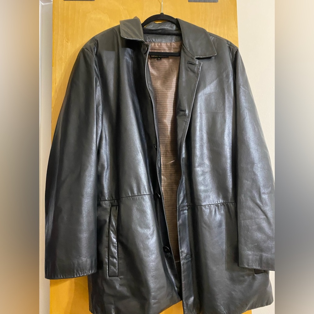 Black Leather Jacket. Robert Comstock. - image 2